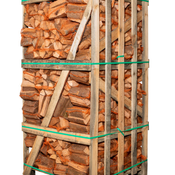 Brennholz Buche 25 cm 80 Sack Palette