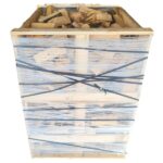 Kaminholz 25 cm Gestapelt und Trocken 115 cm x 105 cm x 105 cm