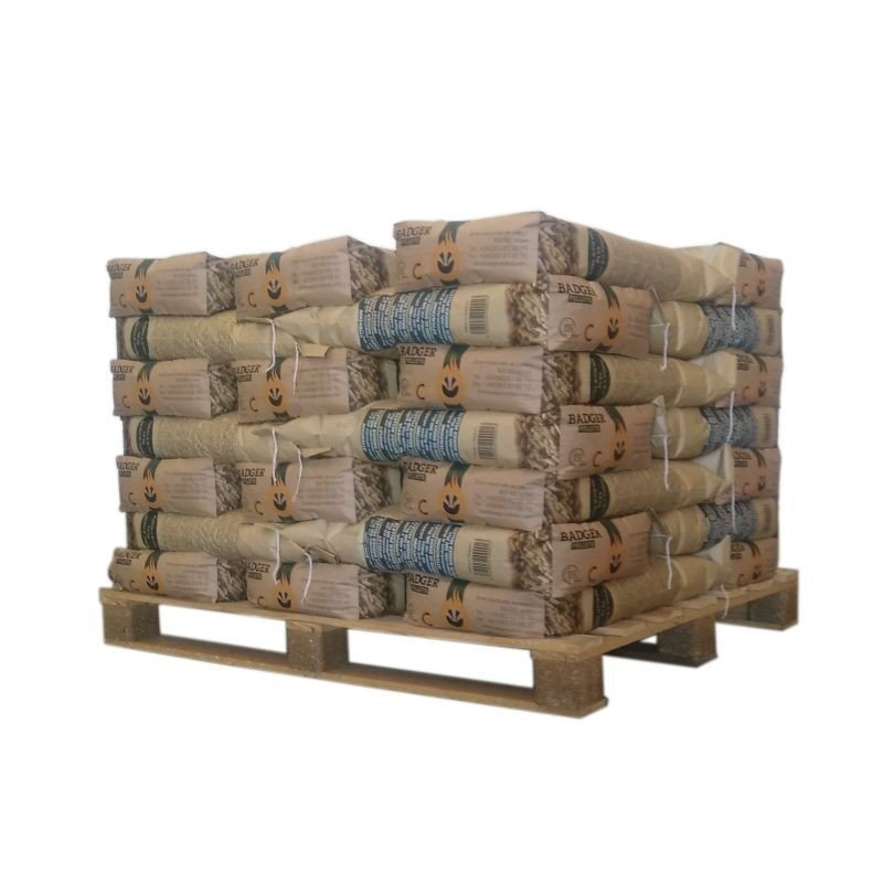 PELLET BADGER – 1/2 Palette mit 35 Säcken à 15 kg PELLET BADGER – 1/2 Palette mit 35 Säcken à 15 kg