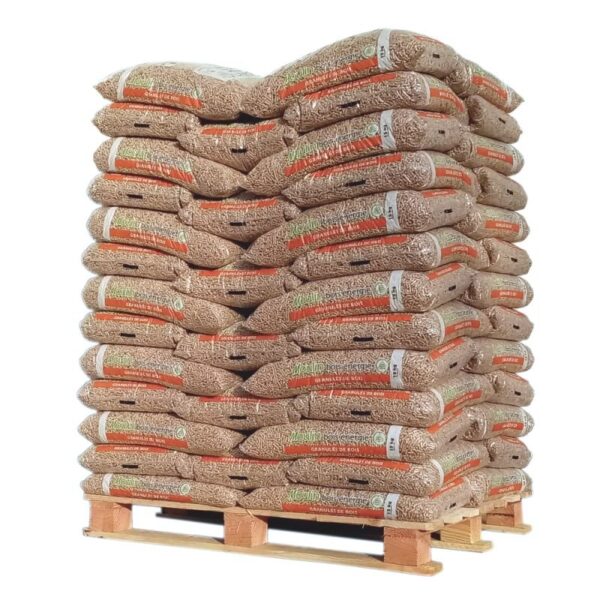 Pellet Moulin Bois Energie – Palette Mit 65 Säcken Zu 15 Kg