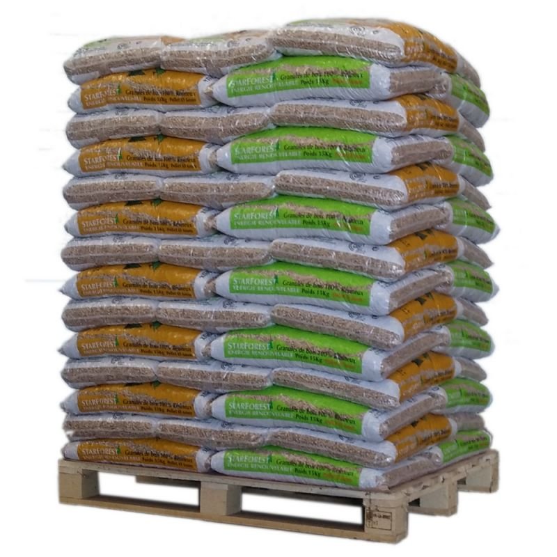 Pellet Starforest – Palette Mit 70 Säcken Zu 15 Kg Pellet Starforest – Palette Mit 70 Säcken Zu 15 Kg